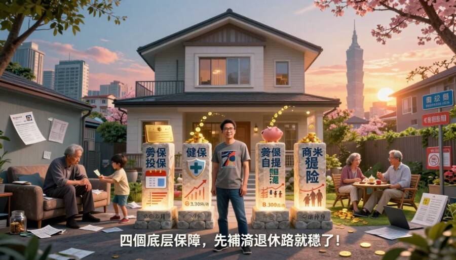 接案者退休規劃:先補齊這4個底層保障 接案者退休規劃:先補齊這4個底層保障